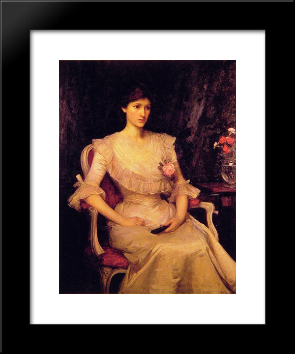 Miss Margaret Henderson 20x24 Black Modern Wood Framed Art Print Poster by Waterhouse, John William
