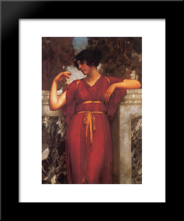 The Ring 20x24 Black Modern Wood Framed Art Print Poster by Godward, John William
