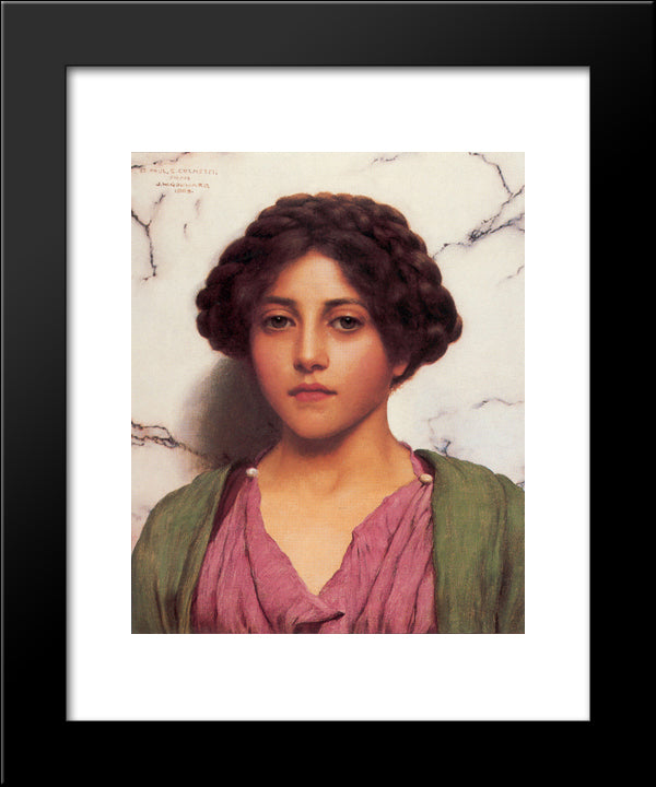 A Classical Beauty 20x24 Black Modern Wood Framed Art Print Poster by Godward, John William