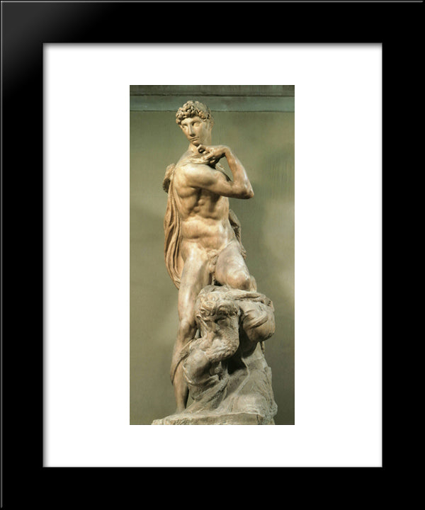 Victory 20x24 Black Modern Wood Framed Art Print Poster by Michelangelo