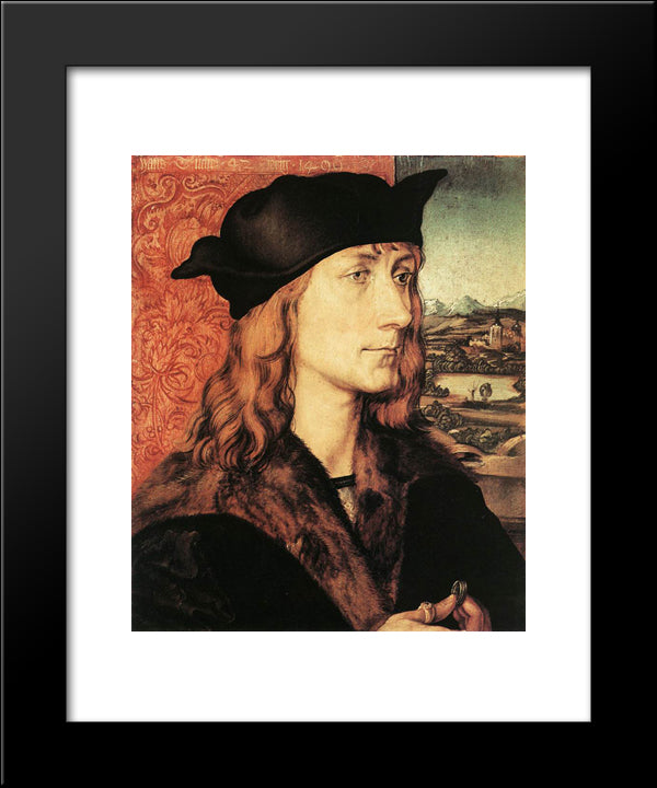 Hans Tucher 20x24 Black Modern Wood Framed Art Print Poster by Durer, Albrecht