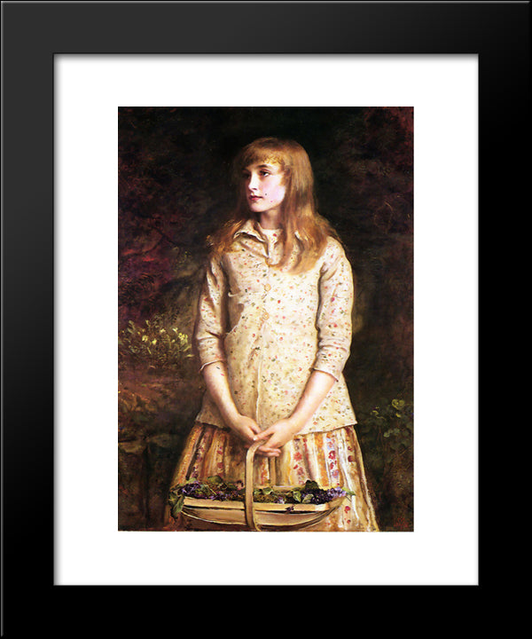 Sweetest Eyes Were Ever Seen 20x24 Black Modern Wood Framed Art Print Poster by Tissot, James
