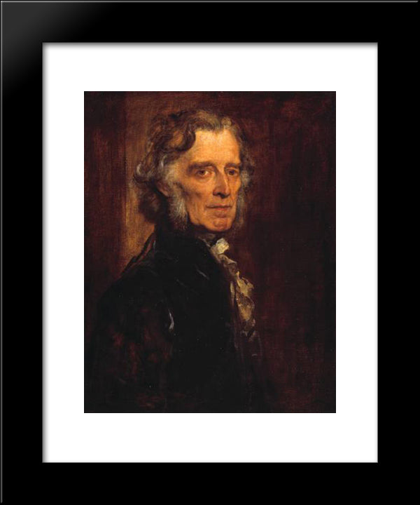 Russell Gurney 20x24 Black Modern Wood Framed Art Print Poster by Watts, George Frederick