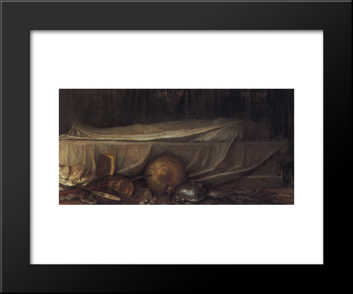 Sic Transit' 20x24 Black Modern Wood Framed Art Print Poster by Watts, George Frederick