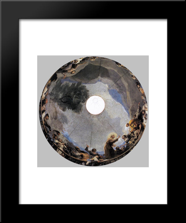 The Miracle Of St Anthony 20x24 Black Modern Wood Framed Art Print Poster by Goya, Francisco