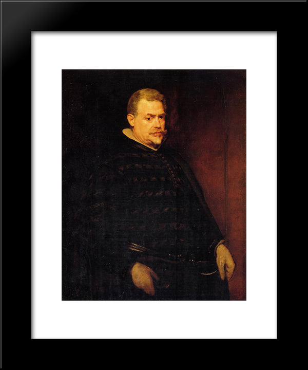 Don Juan Mateos 20x24 Black Modern Wood Framed Art Print Poster by Velazquez, Diego
