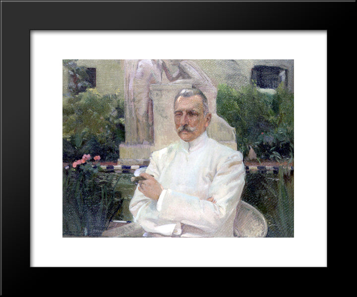 Retrato De D. Amalio Gimeno 20x24 Black Modern Wood Framed Art Print Poster by Sorolla, Joaquin