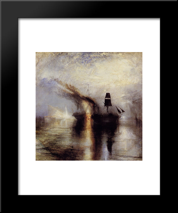 Peace 20x24 Black Modern Wood Framed Art Print Poster by Turner, Joseph Mallord William