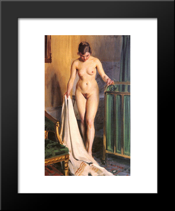 I Sangkammaren 20x24 Black Modern Wood Framed Art Print Poster by Zorn, Anders