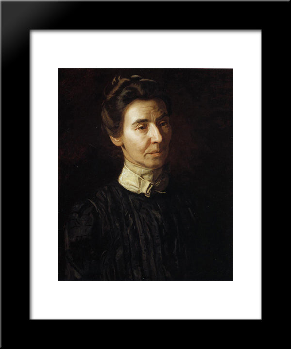 Portrait Of Mary Adeline Williams 20x24 Black Modern Wood Framed Art Print Poster by Eakins, Thomas