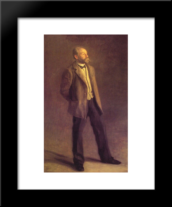 John Mcclure Hamilton 20x24 Black Modern Wood Framed Art Print Poster by Eakins, Thomas