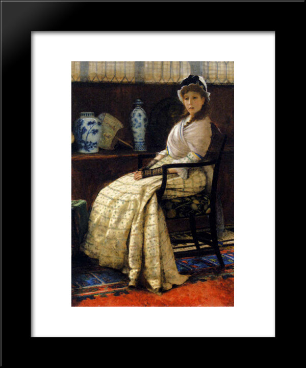 The Cradle Song (Detail) 20x24 Black Modern Wood Framed Art Print Poster by Grimshaw, John Atkinson