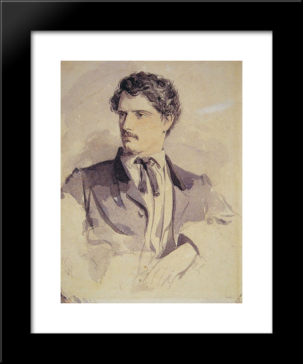 Charles Savage Homer Jnr 20x24 Black Modern Wood Framed Art Print Poster by Homer, Winslow