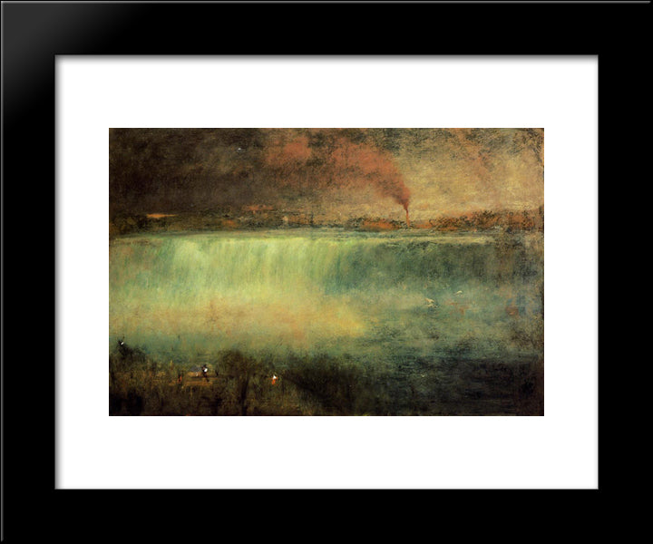 Niagara 20x24 Black Modern Wood Framed Art Print Poster by Inness, George