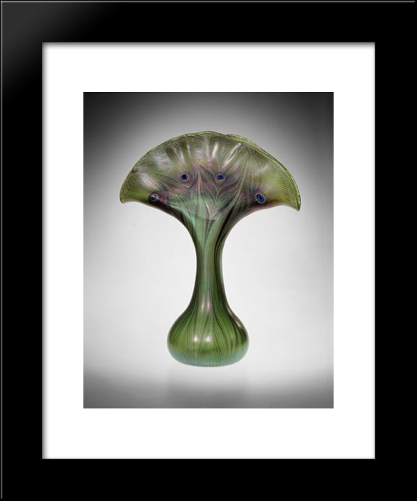 Vase 20x24 Black Modern Wood Framed Art Print Poster by Tiffany, Louis Comfort