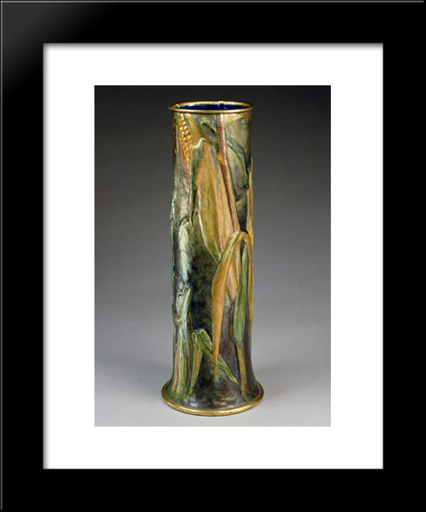 Vase 20x24 Black Modern Wood Framed Art Print Poster by Tiffany, Louis Comfort