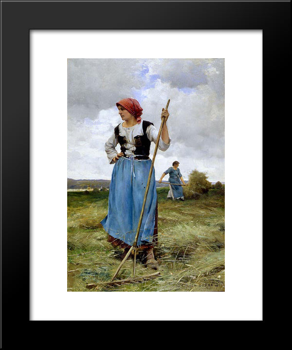 Le Repos 20x24 Black Modern Wood Framed Art Print Poster by Dupre, Julien