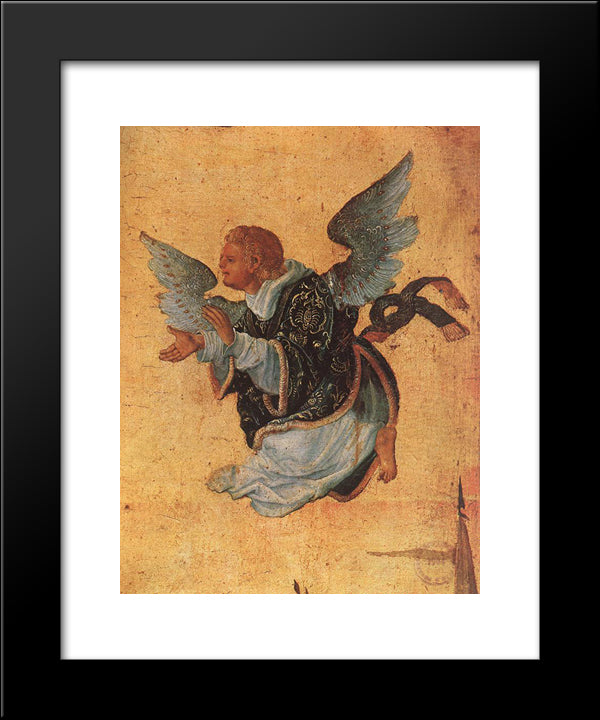 Christ On The Cross (Detail) 20x24 Black Modern Wood Framed Art Print Poster by van Alsloot, Denys