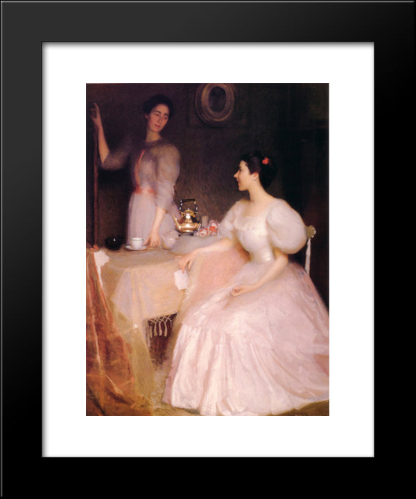 Mollie Scott And Dorothy Tay 20x24 Black Modern Wood Framed Art Print Poster by Paxton, William McGregor