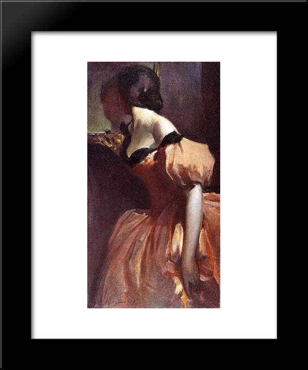 Fancy Dress 20x24 Black Modern Wood Framed Art Print Poster by Alexander, John White