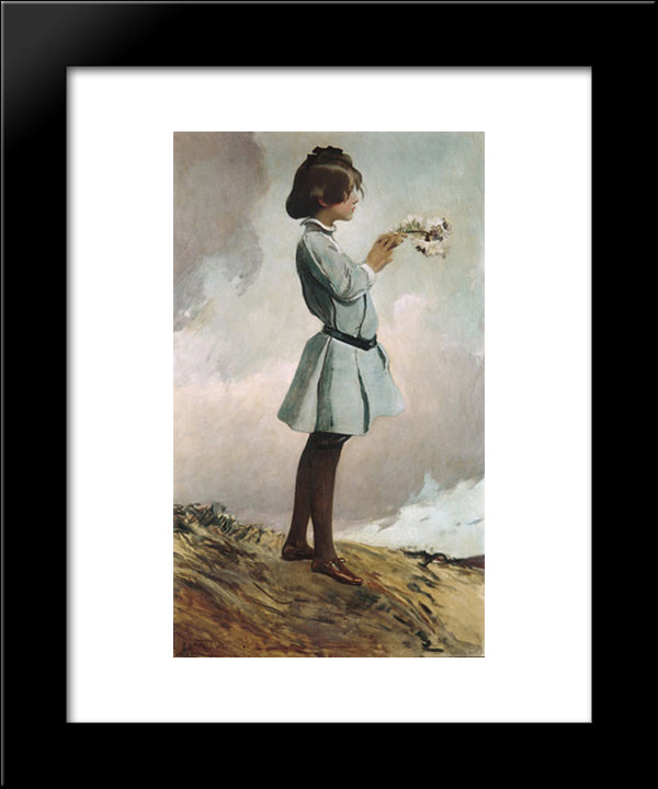 Geraldine Russell 20x24 Black Modern Wood Framed Art Print Poster by Alexander, John White