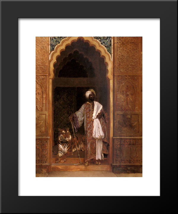 The Palace Guard 20x24 Black Modern Wood Framed Art Print Poster by Ernst, Rudolf