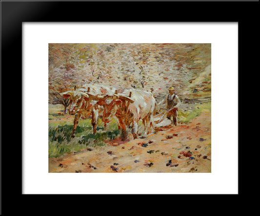 Springtime In Vermont 20x24 Black Modern Wood Framed Art Print Poster by Robinson, Theodore