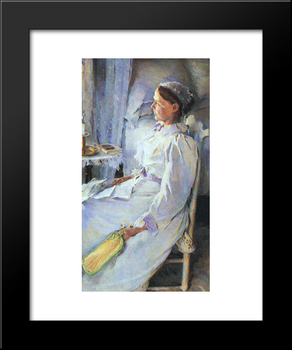 Mrs Jedediah H. Richards 20x24 Black Modern Wood Framed Art Print Poster by Beaux, Cecilia
