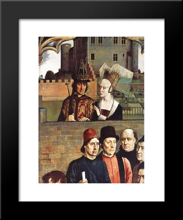 The Execution Of The Innocent Count (Detail) 20x24 Black Modern Wood Framed Art Print Poster by Bouts, Dirck