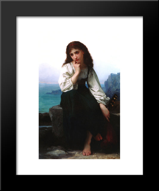 Garde 20x24 Black Modern Wood Framed Art Print Poster by Bouguereau, Elizabeth Jane Gardner