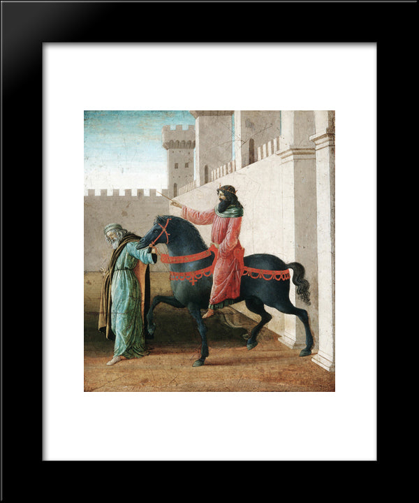 Mordecai 20x24 Black Modern Wood Framed Art Print Poster by Lippi, Filippino