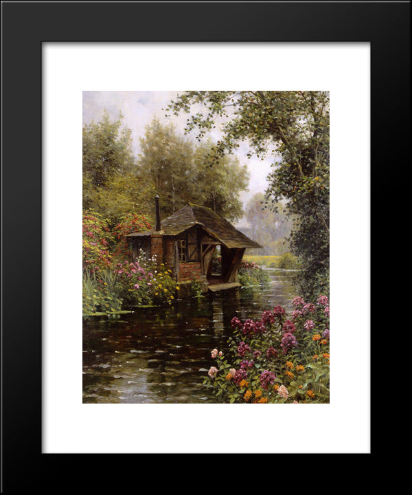 A Beaumont'Le'Roger 20x24 Black Modern Wood Framed Art Print Poster by Knight, Louis Aston