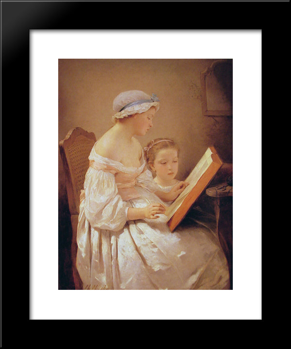 La Grande Soeur 20x24 Black Modern Wood Framed Art Print Poster by Chaplin, Charles Joshua
