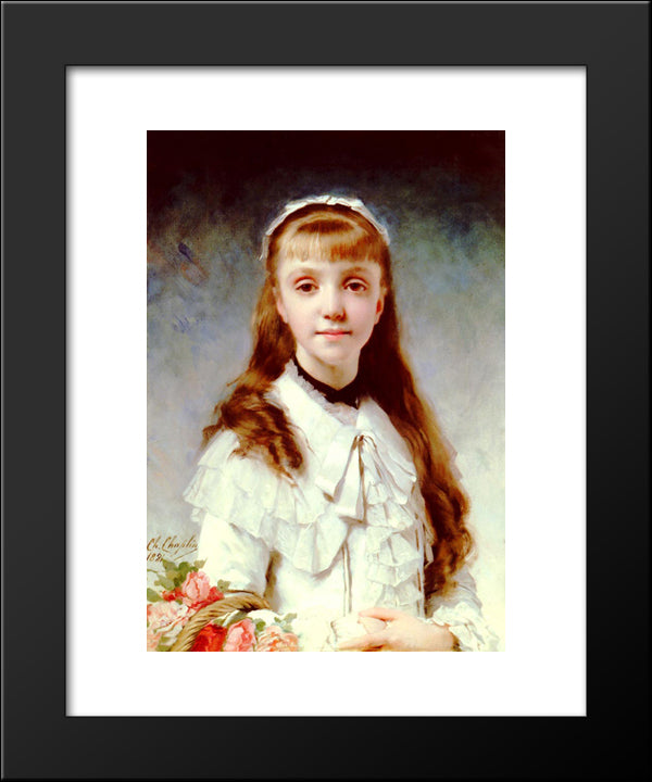 Sweet Innocence 20x24 Black Modern Wood Framed Art Print Poster by Chaplin, Charles Joshua
