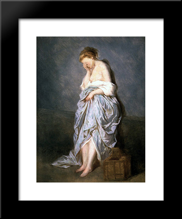 The Lost Bird 20x24 Black Modern Wood Framed Art Print Poster by Chaplin, Charles Joshua