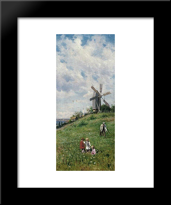 Summer 20x24 Black Modern Wood Framed Art Print Poster by Makovsky, Vladimir