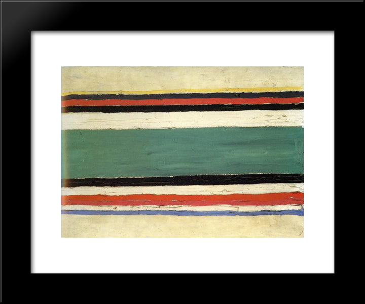 Composition 20x24 Black Modern Wood Framed Art Print Poster by Malevich, Kazimir