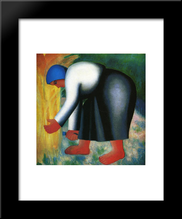 Reaper 20x24 Black Modern Wood Framed Art Print Poster by Malevich, Kazimir