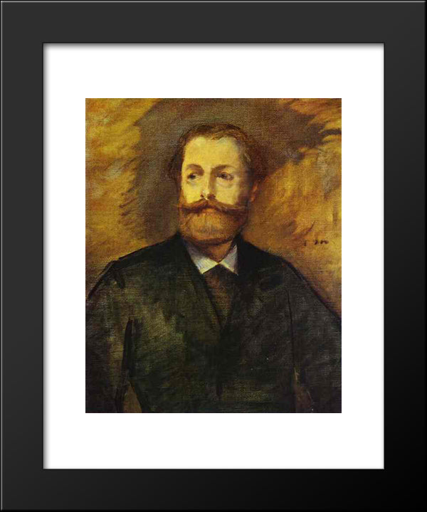 Portrait Of Antonin Proust (Study) 20x24 Black Modern Wood Framed Art Print Poster by Manet, Edouard
