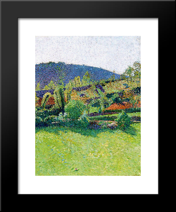 The Way To The Marquayrol 20x24 Black Modern Wood Framed Art Print Poster by Martin, Henri