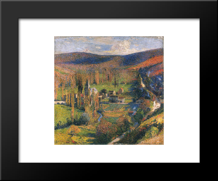 Labastide Du Vert 20x24 Black Modern Wood Framed Art Print Poster by Martin, Henri