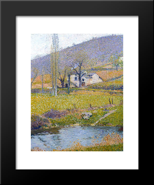 Labastide Du Vert 20x24 Black Modern Wood Framed Art Print Poster by Martin, Henri
