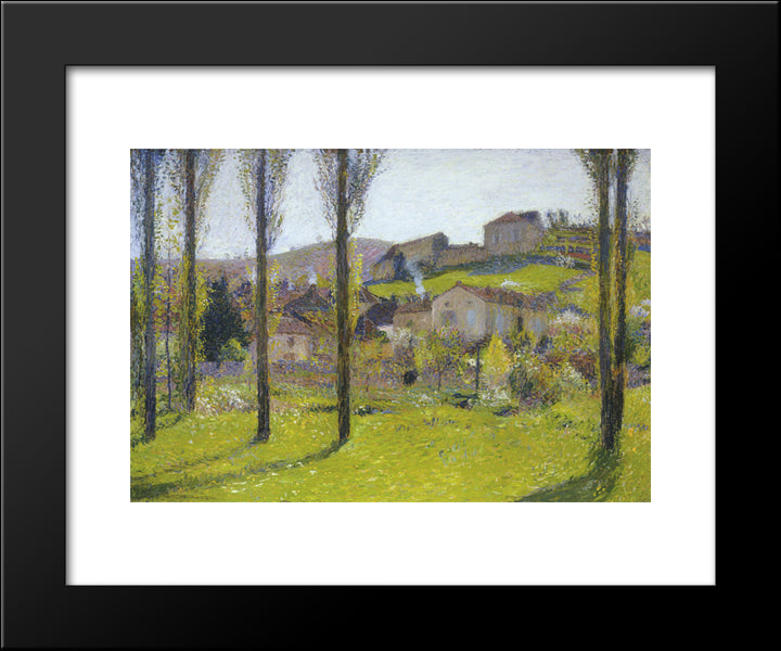 Labastide Du Vert 20x24 Black Modern Wood Framed Art Print Poster by Martin, Henri