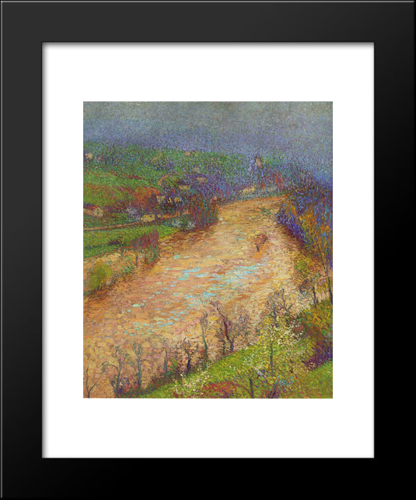 The Lot In Crue 20x24 Black Modern Wood Framed Art Print Poster by Martin, Henri