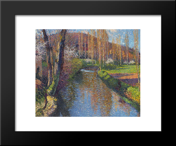 The Vert 20x24 Black Modern Wood Framed Art Print Poster by Martin, Henri