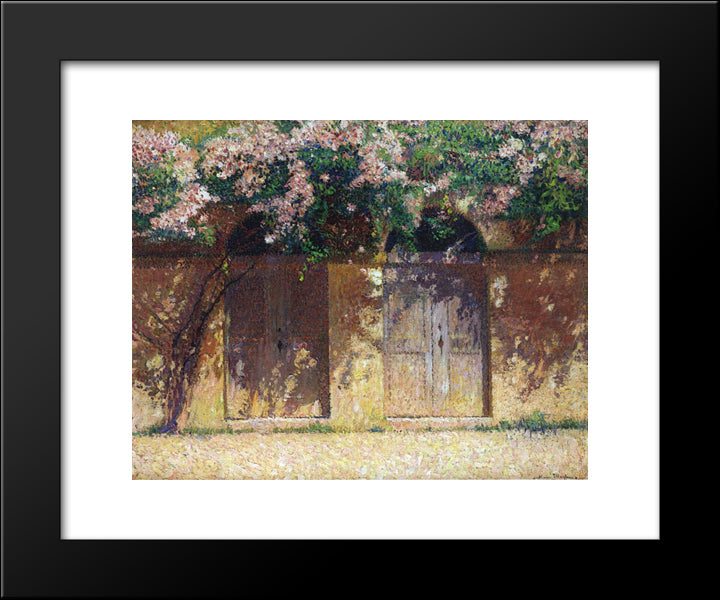 The Wisteria 20x24 Black Modern Wood Framed Art Print Poster by Martin, Henri
