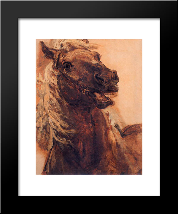Battle Of Grunwald (Detail) 20x24 Black Modern Wood Framed Art Print Poster by Matejko, Jan