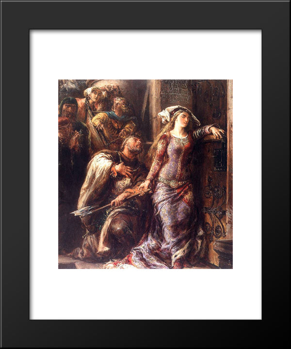 Dimitri From Goraj 20x24 Black Modern Wood Framed Art Print Poster by Matejko, Jan