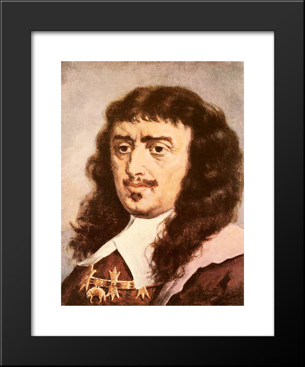 John Casimir 20x24 Black Modern Wood Framed Art Print Poster by Matejko, Jan