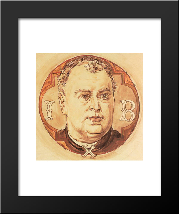 Julian Bukowski 20x24 Black Modern Wood Framed Art Print Poster by Matejko, Jan